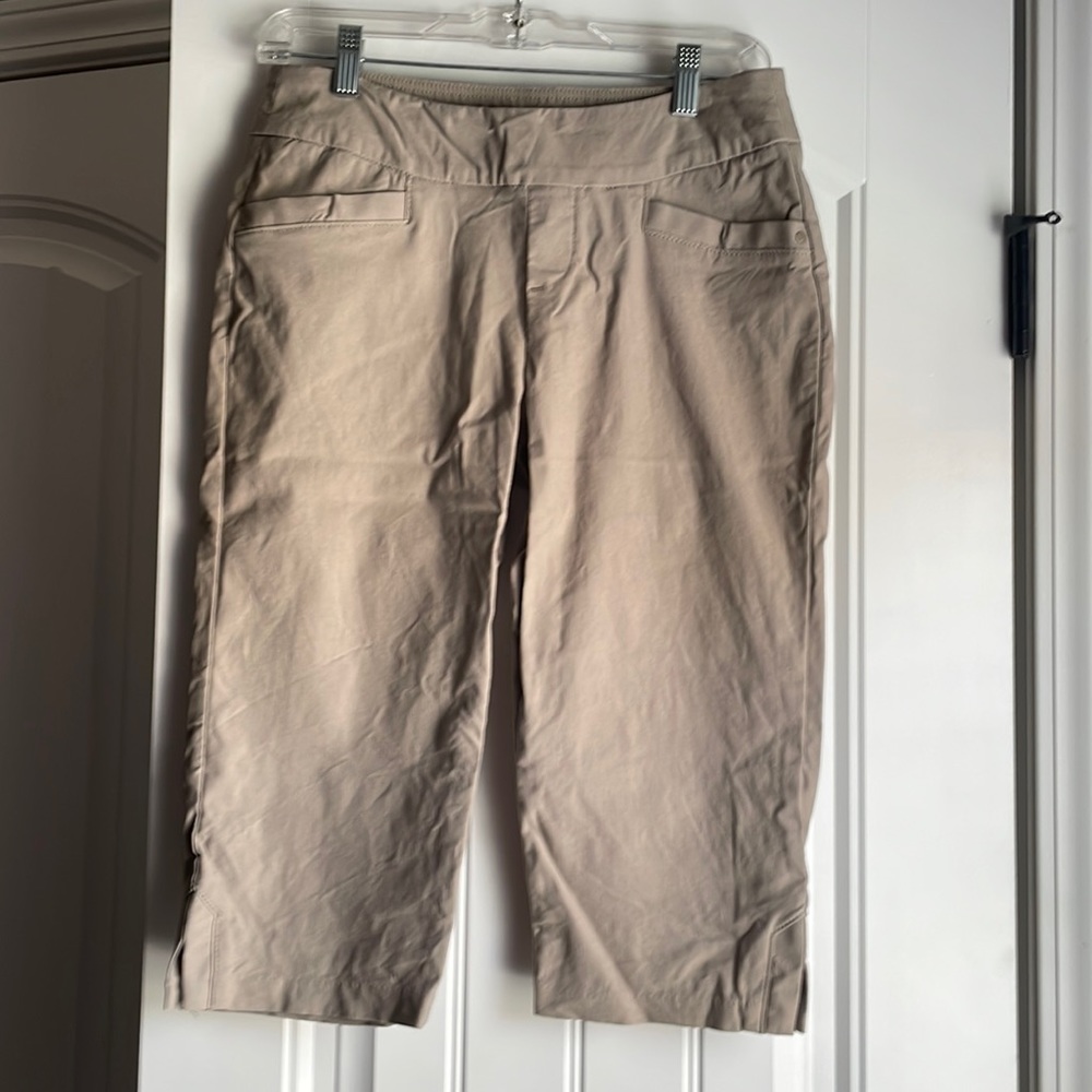 Lee Pull On Mid rise Capris Khaki
